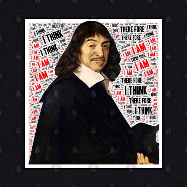 Cool Descartes Quote Design Typography by Wollvie